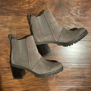 Ugg waterproof heel boots